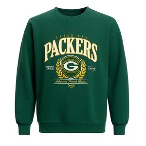 Japanese NFL Apparel Green Bay Packers Crewneck Officially Licensed